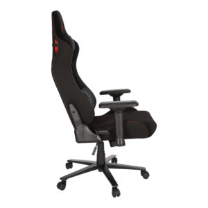 Silla Ergonomica para Gamer Thunder Tour BR Edition XL Plus Tela y Alcantara Reclinable Base de Metal Soporta hasta 150 Kgs Ajuste 4D Cojines de Memory Negro-Rojo